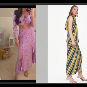 2 bloggers favorite top + skirt....